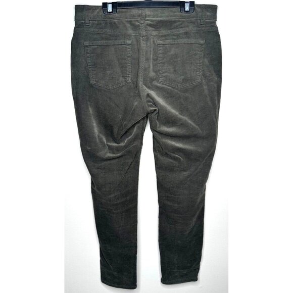 Chaps Womens Pants Corduroy Cotton Straight Leg Five Pocket Brown Size 10 33x28 - Picture 2 of 8